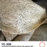 Tela Yackard (Jacquard) 3.00 m Ancho - YE-306 FRANCIA ORO