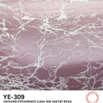 Tela Yackard (Jacquard) 3.00 m Ancho - YE-308 LUNA ROSA