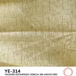 Tela Yackard (Jacquard) 3.00 m Ancho - YE-308 VENECIA ORO
