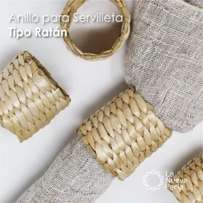 Anillo para Servilleta Tipo Ratán: imagen 6