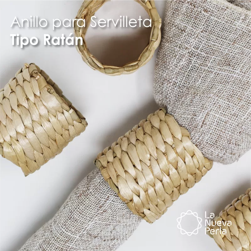 Anillo para Servilleta Tipo Ratán