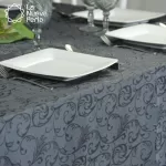 Mantel Yackard Redondo YE-105 Gris Oxford