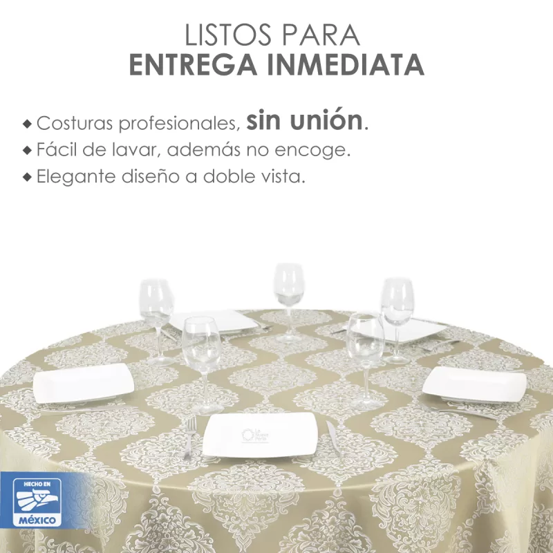 Mantel Yackard Redondo YE-181 Oro