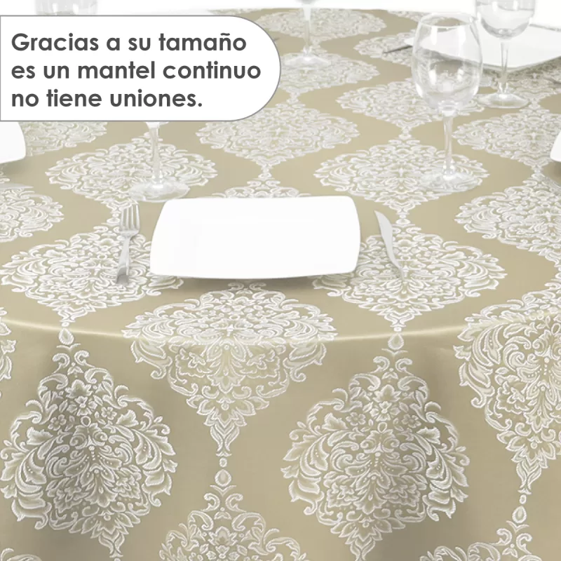 Mantel Yackard Redondo YE-181 Oro