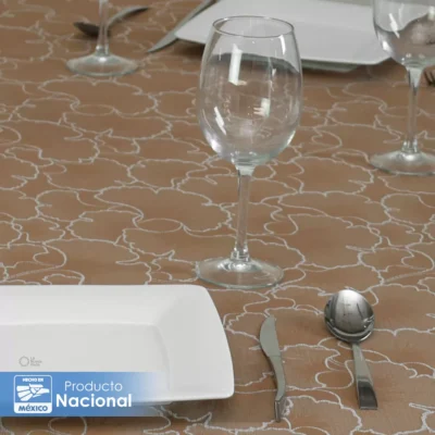 Mantel Yackard Redondo YE-188 Oro: imagen 5