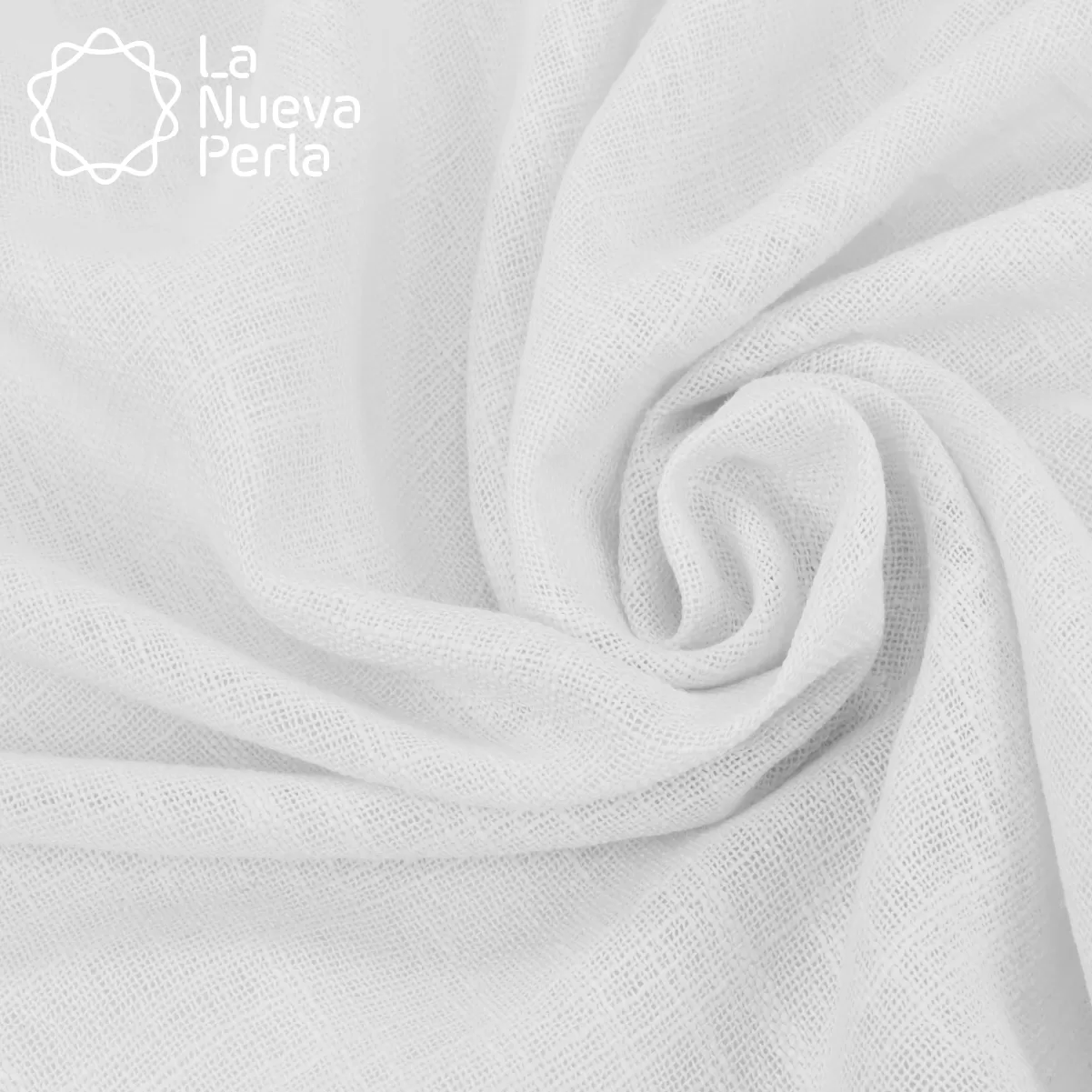 Mantel Imperial Lino Lucerna 100% Poliéster Blanco: imagen 1