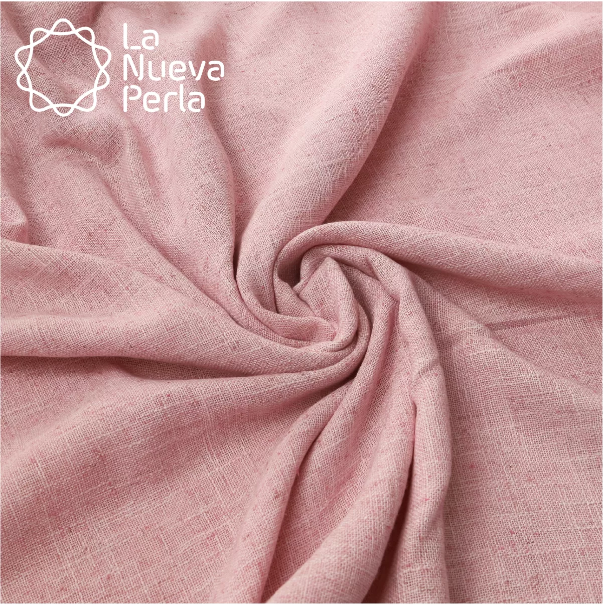Mantel Imperial Lino Lucerna 100% Poliéster Rosa Pastel: imagen 1
