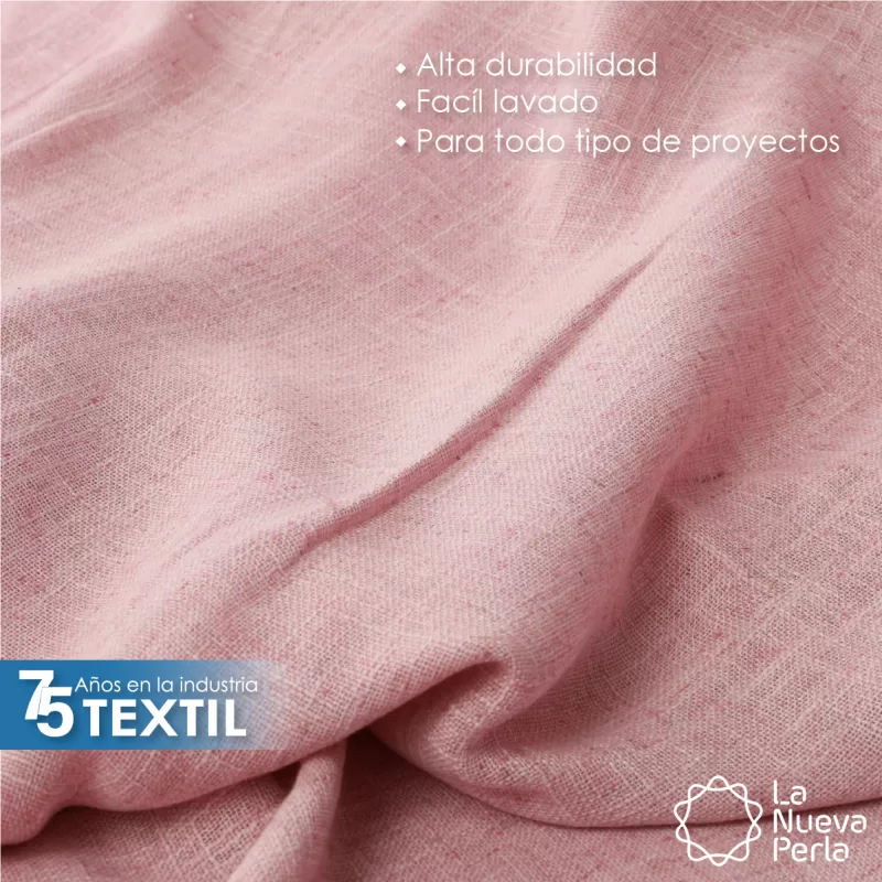 Lino Lucerna 3.00 m 100% Poliéster Rosa Pastel