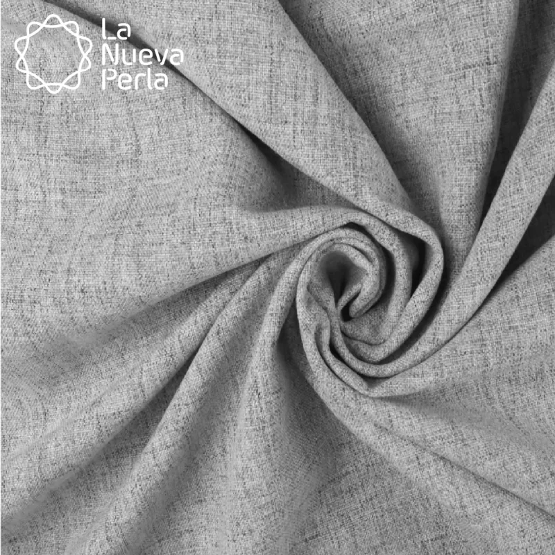 Lino Marroquí 3.00 m 100% Poliéster Gris Perla