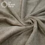 Mantel Redondo Lino Turín Beige 100% Poliéster