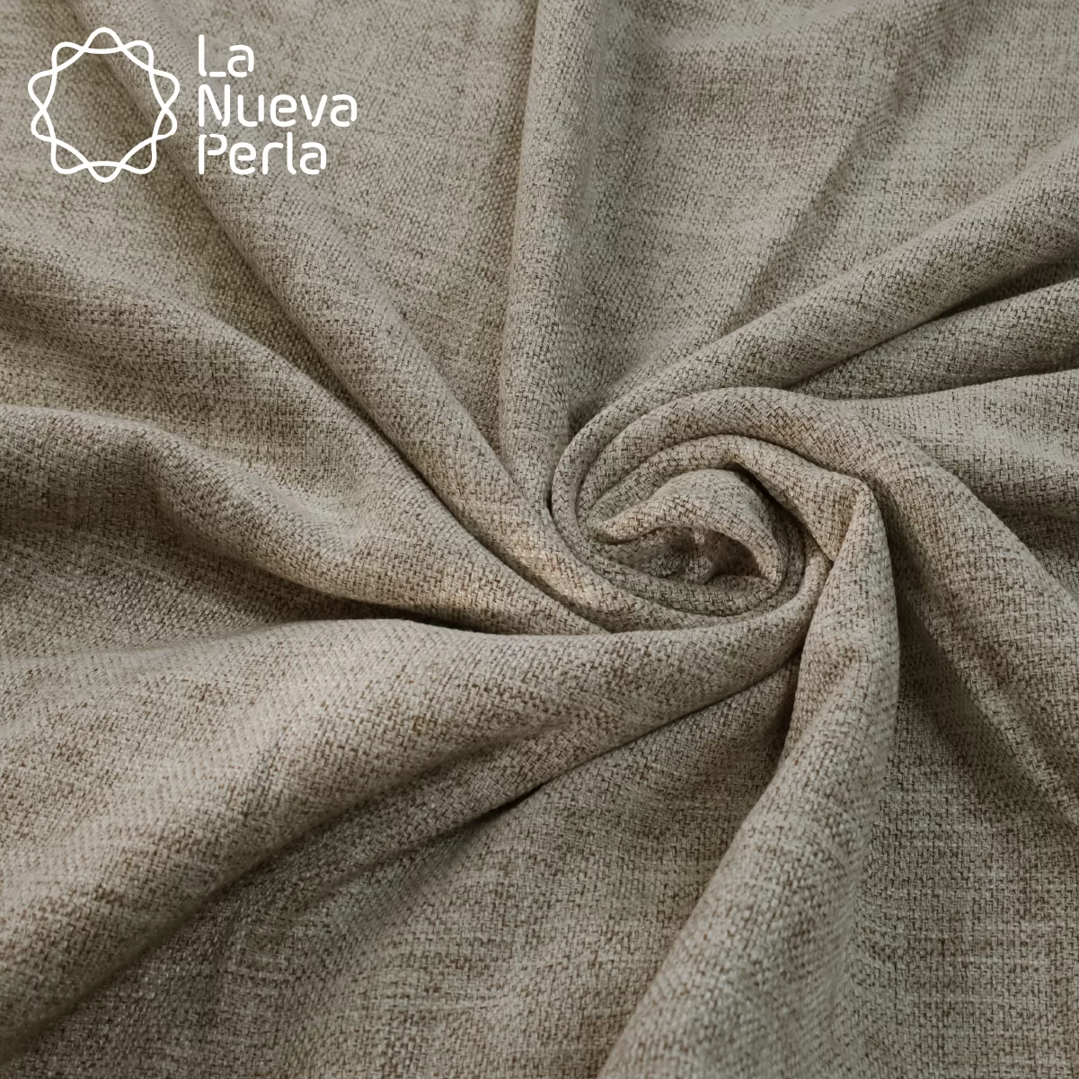 Mantel Imperial Lino Turín Beige 100% Poliéster: imagen 1