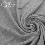 Mantel Redondo Lino Turín Gris Perla 100% Poliéster
