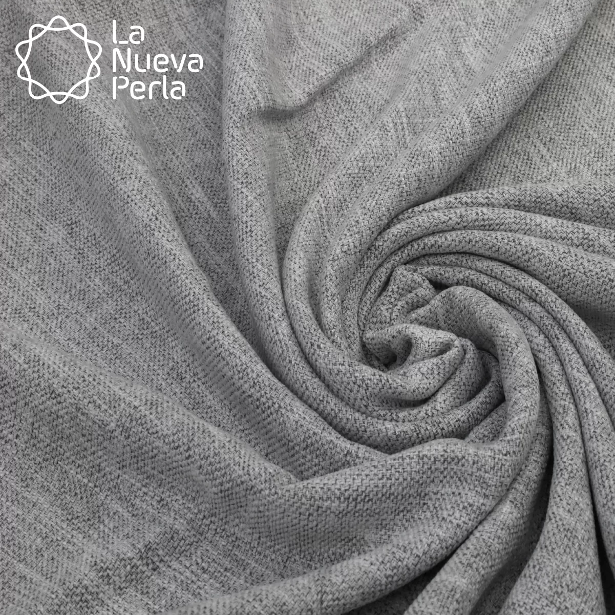 Mantel Imperial Lino Turín Gris Perla 100% Poliéster: imagen 1