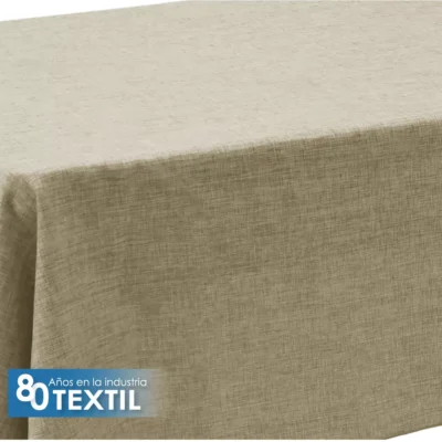 Mantel Tablón Lino Ginebra 3.00x2.00 m Beige: imagen 4