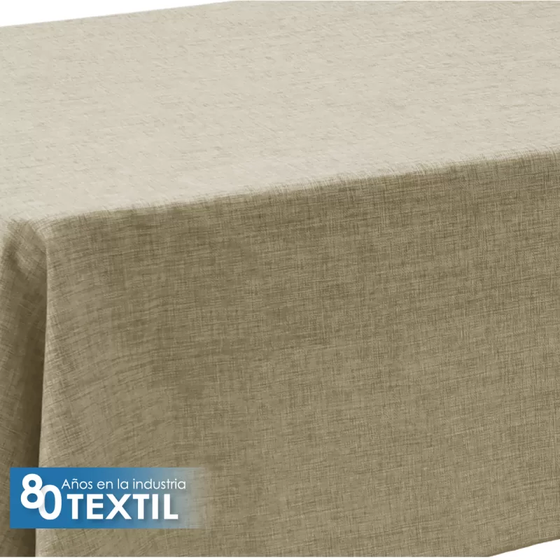 Mantel Tablón Lino Ginebra 3.00x2.00 m Beige
