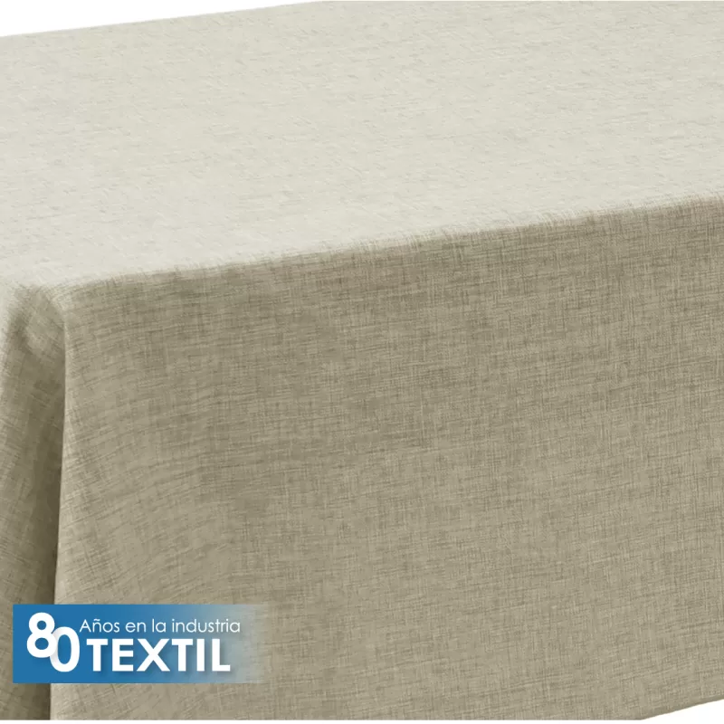 Mantel Tablón Lino Ginebra 3.00x2.00 m Arena