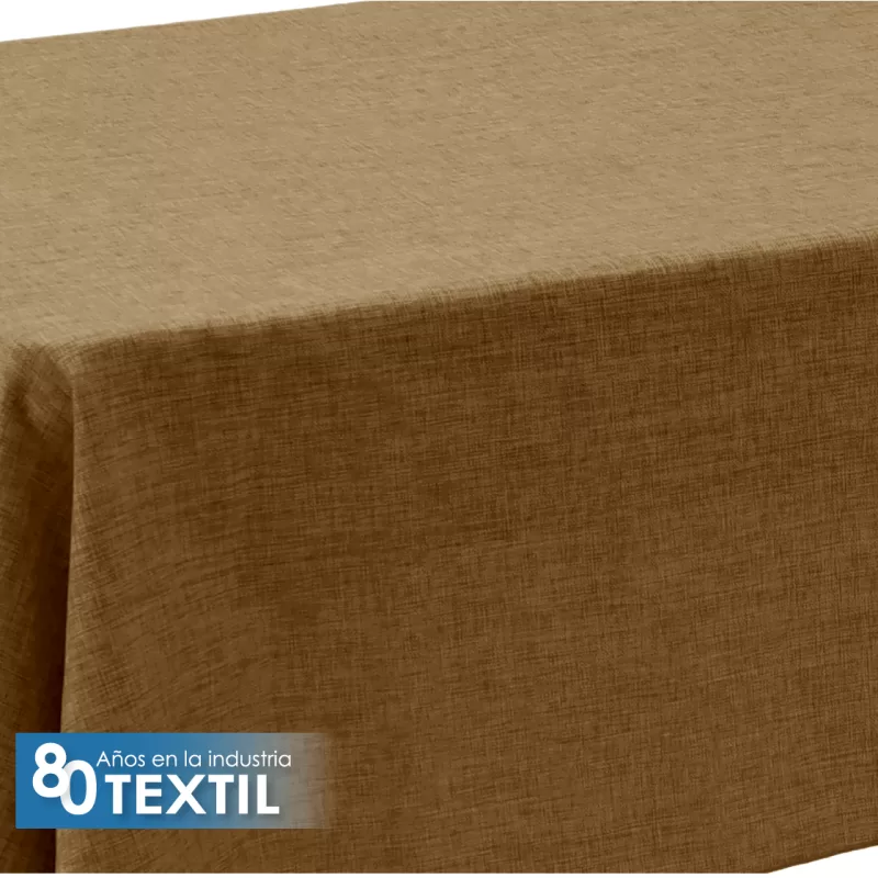 Mantel Tablón Lino Ginebra 3.00x2.00 m Camello