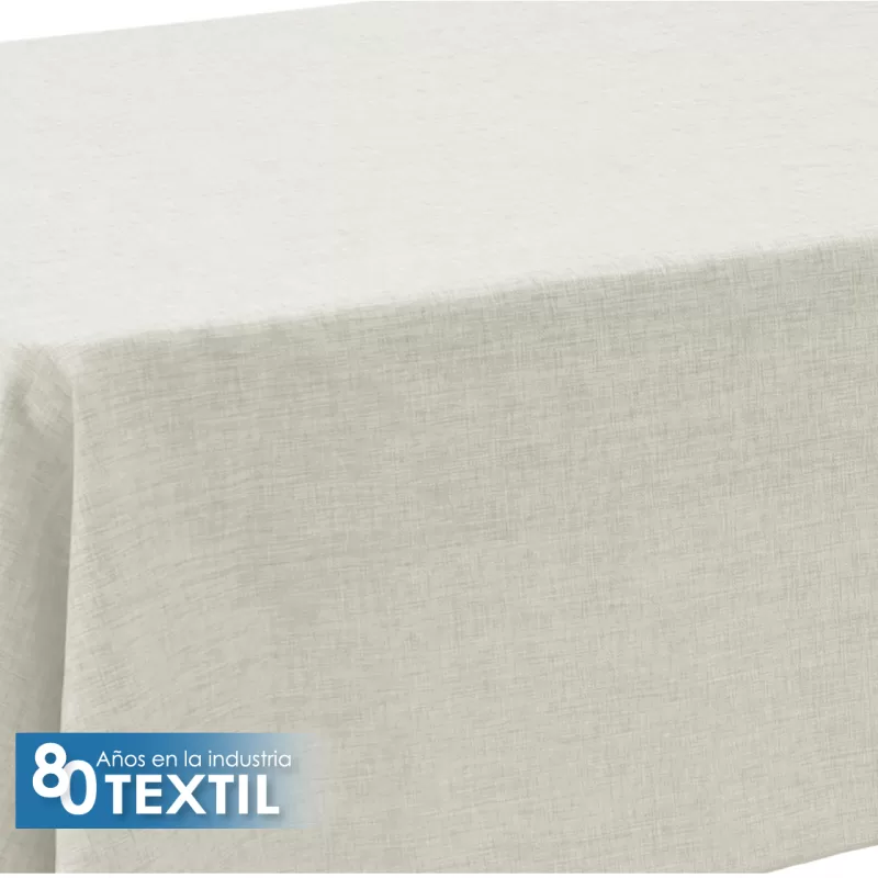 Mantel Tablón Lino Ginebra 3.00x2.00 m Hueso