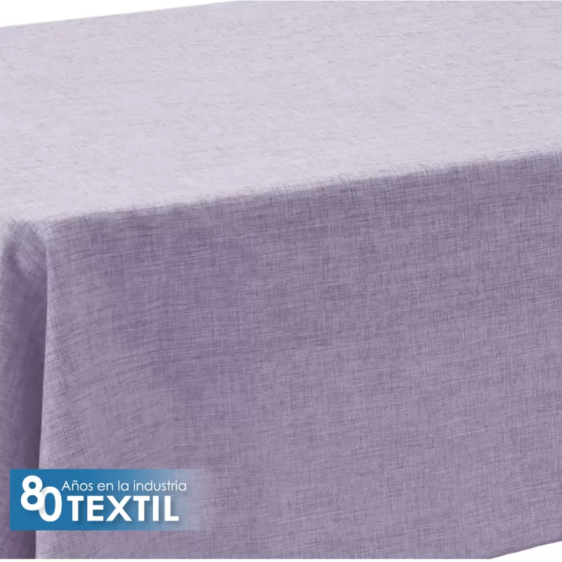 Mantel Tablón Lino Ginebra 3.00x2.00 m Lila