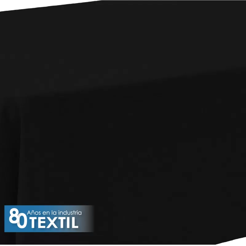 Mantel Tablón Lino Ginebra 3.00x2.00 m Negro