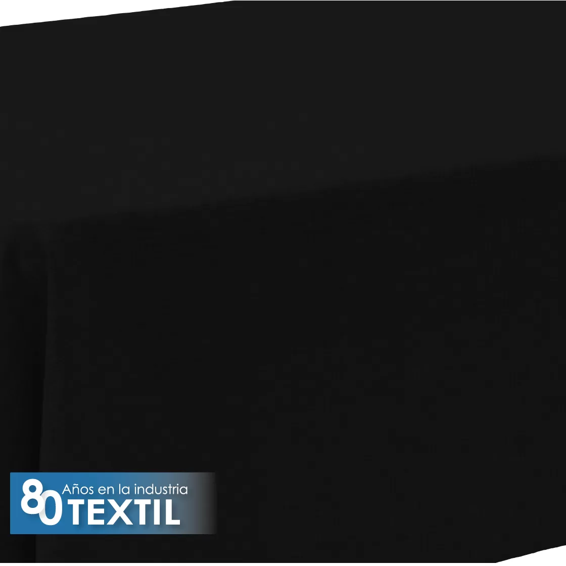 Mantel Tablón Lino Ginebra 3.00x2.00 m Negro: imagen 4