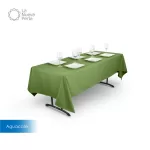 Mantel Tablón Lino Venecia 220X145 cm (para tablón 120x60 cm) Aguacate