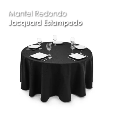 Mantel Yackard Redondo YE-238 NAIROBI NEGRO: imagen 5