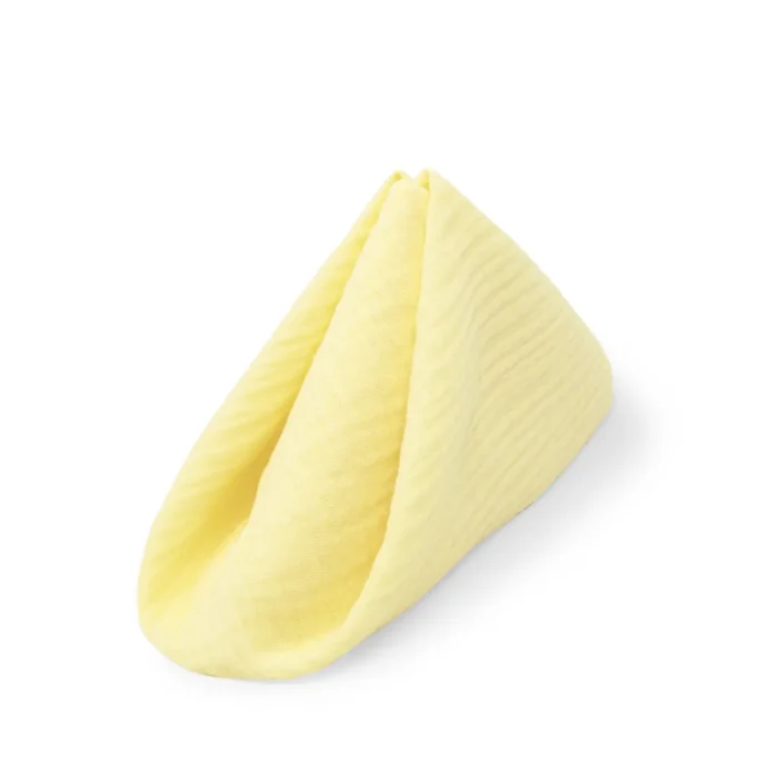 Servilleta Muselina 43x43 cm Amarillo