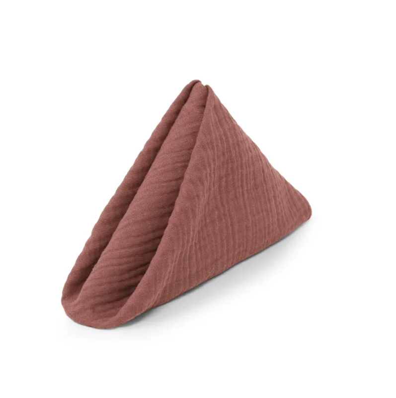 Servilleta Muselina 43x43 cm Terracota
