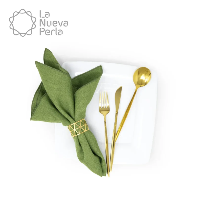 Servilleta Lino Perú 45 x 45 cm Aguacate