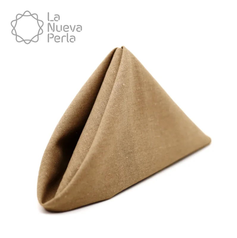 Servilleta Lino Crudo 100% Poliéster 45x45 cm Kaky