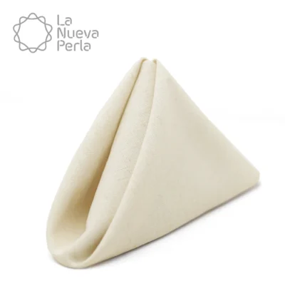 Servilleta Lino Crudo 100% Poliéster 45x45 cm Natural