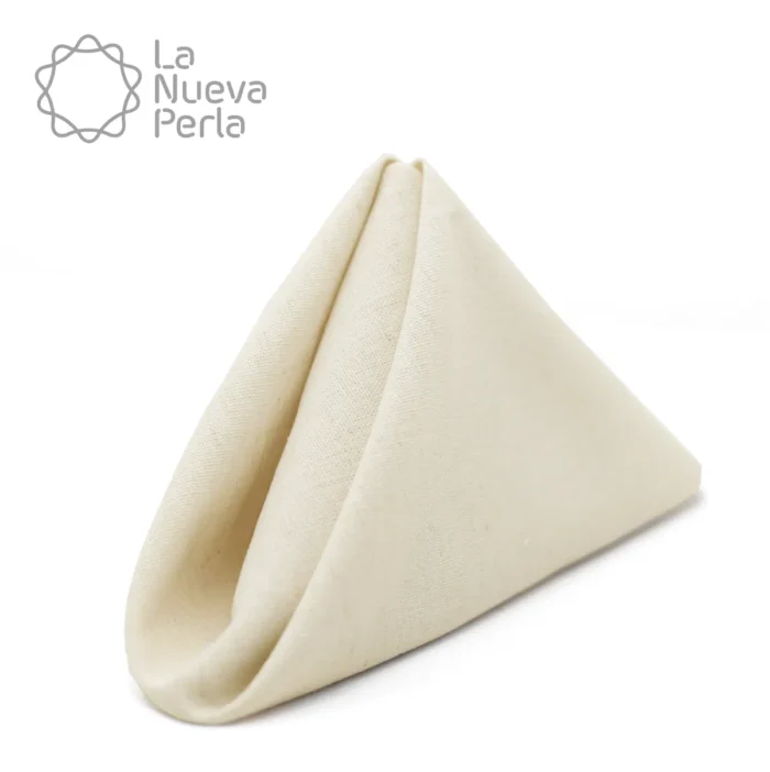Servilleta Lino Crudo 100% Poliéster 45x45 cm Natural