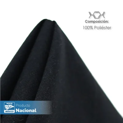 Servilleta Lino Crudo 100% Poliéster 45x45 cm Negro: imagen 3