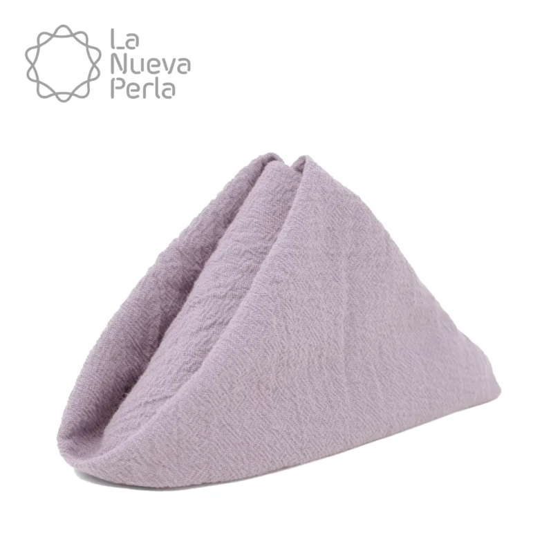 Servilleta Manta Artesanal 100% algodón 45x45 cm Lavanda
