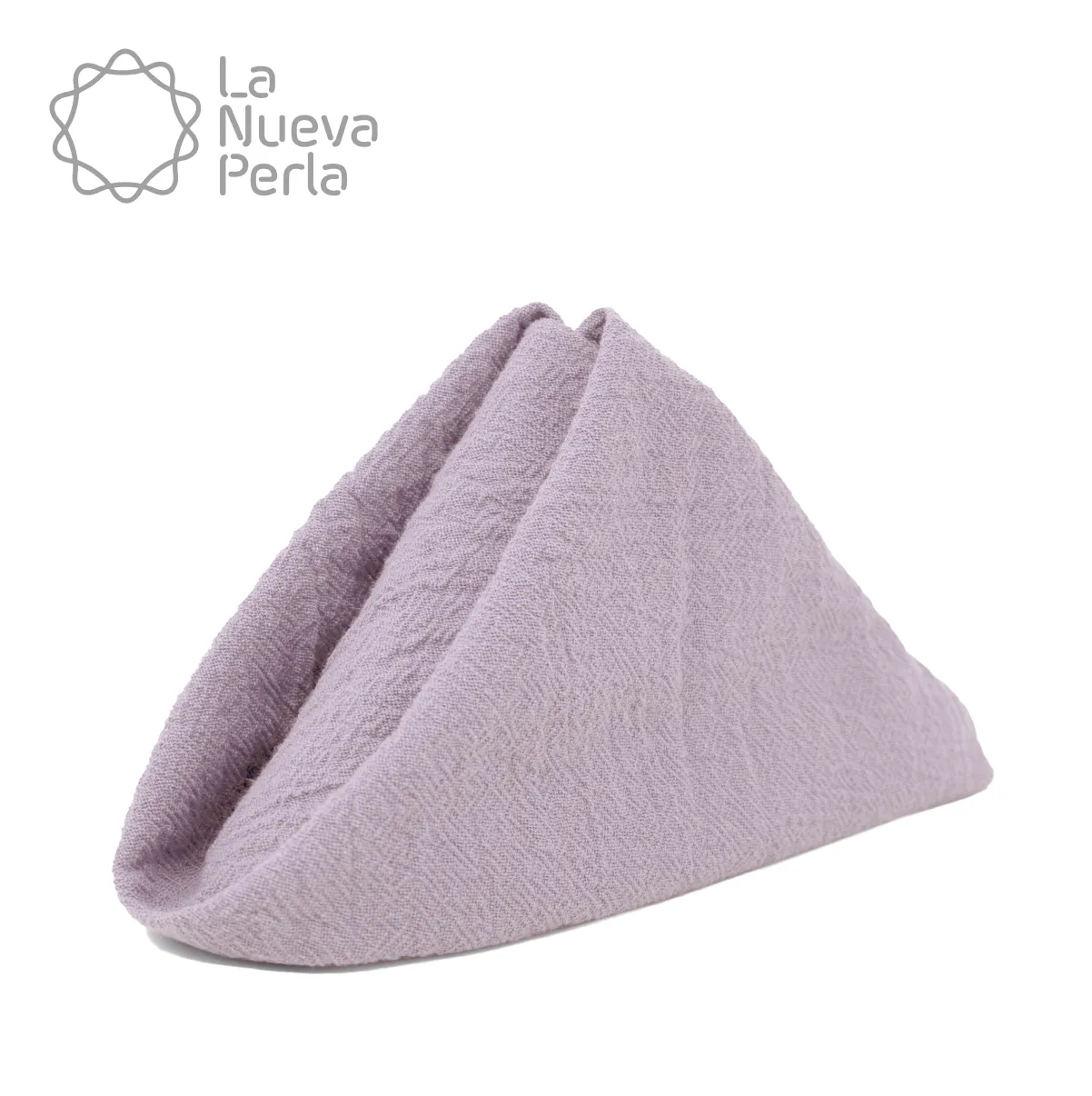 Servilleta Manta Artesanal 100% algodón 45x45 cm Lavanda: imagen 1