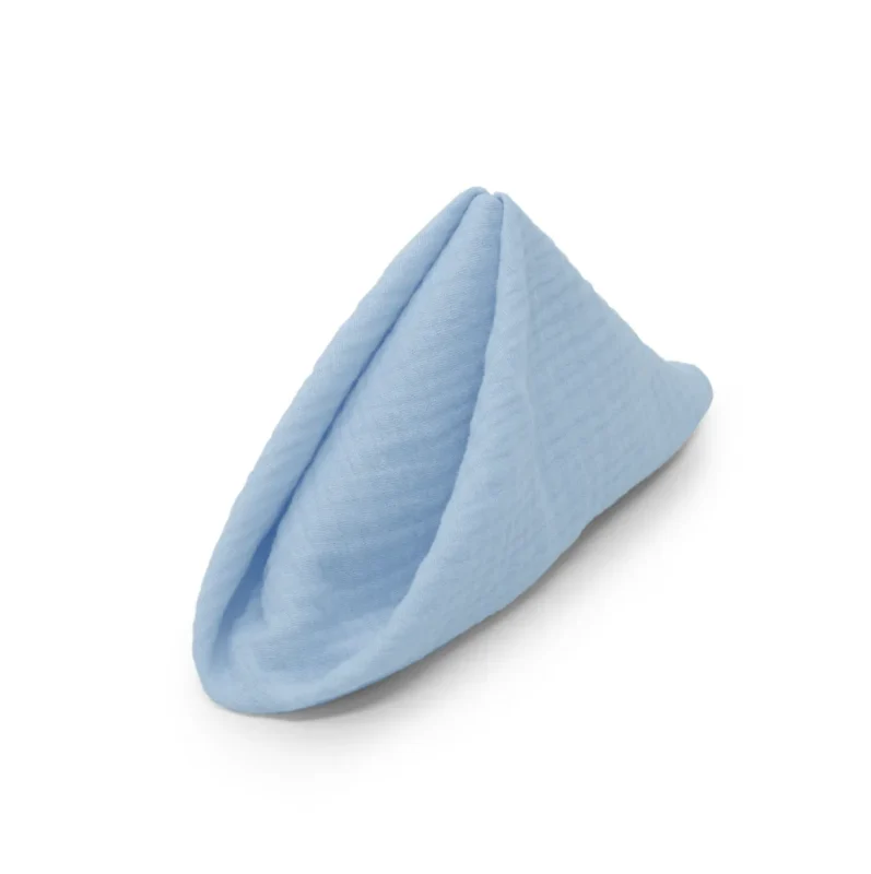 Servilleta Muselina 43x43 cm Azul Cielo