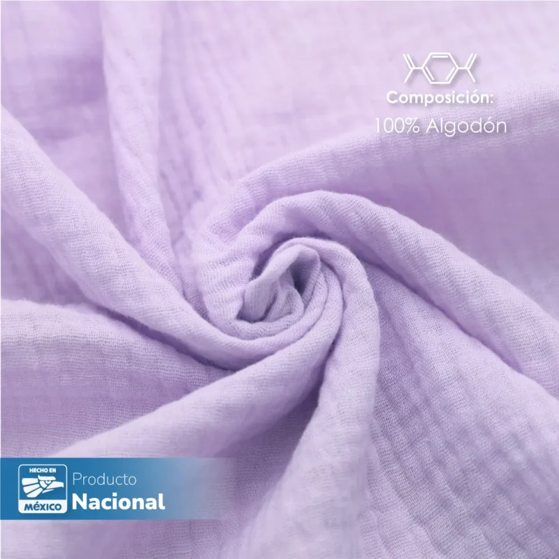 Servilleta Muselina 43x43 cm Lila