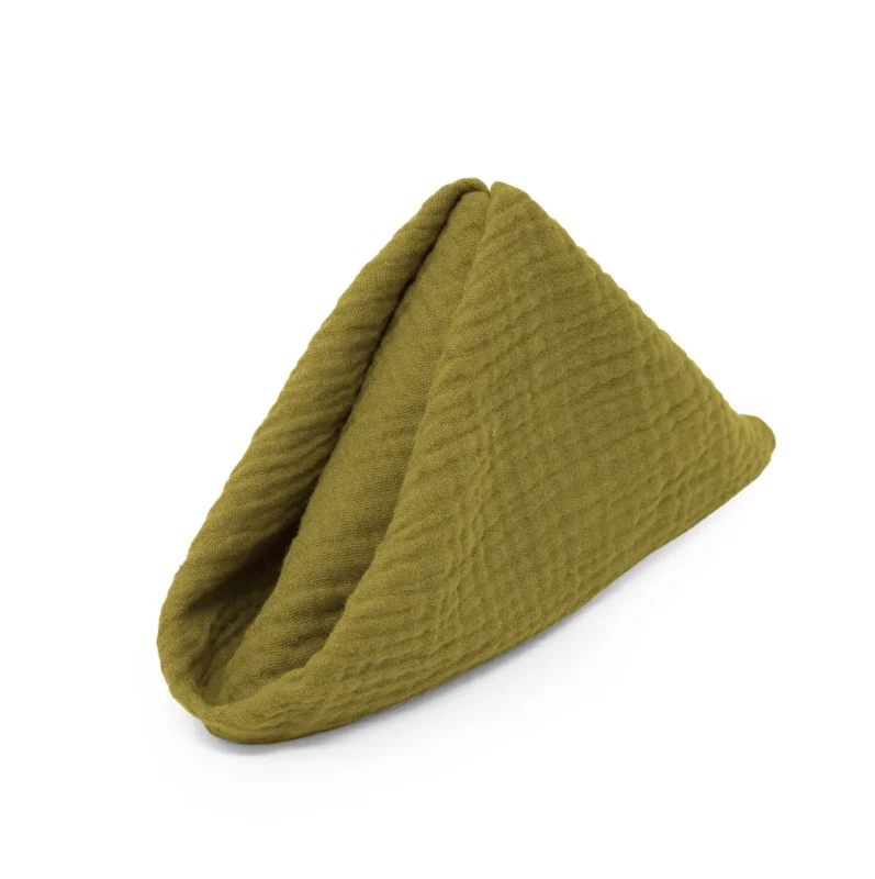 Servilleta Muselina 43x43 cm Olivo