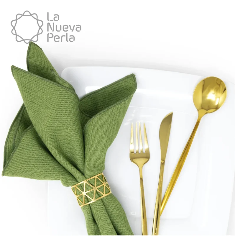 Servilleta Lino Perú 45 x 45 cm Aguacate