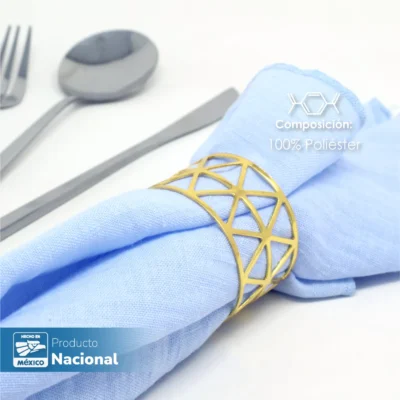Servilleta Lino Lite 45x45 cm Azul Cielo: imagen 3