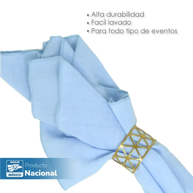 Servilleta Lino Lite 45x45 cm Azul Cielo