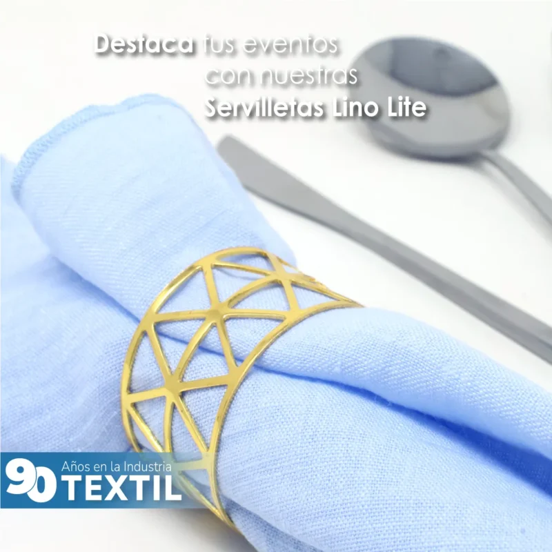 Servilleta Lino Lite 45x45 cm Azul Cielo