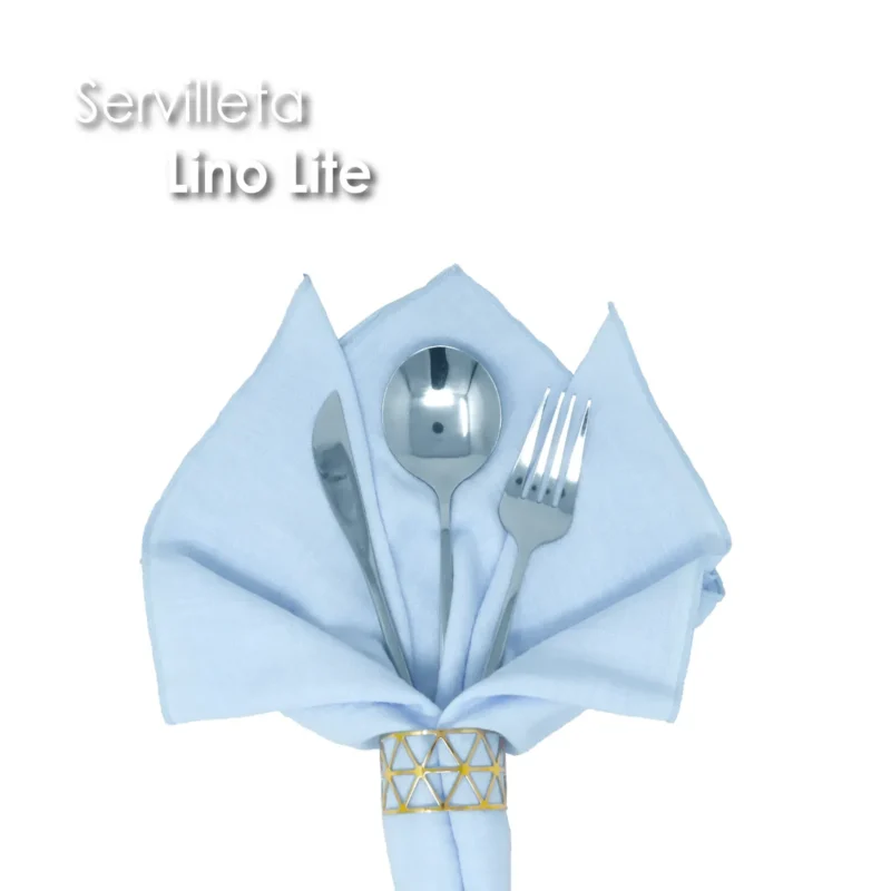 Servilleta Lino Lite 45x45 cm Azul Cielo