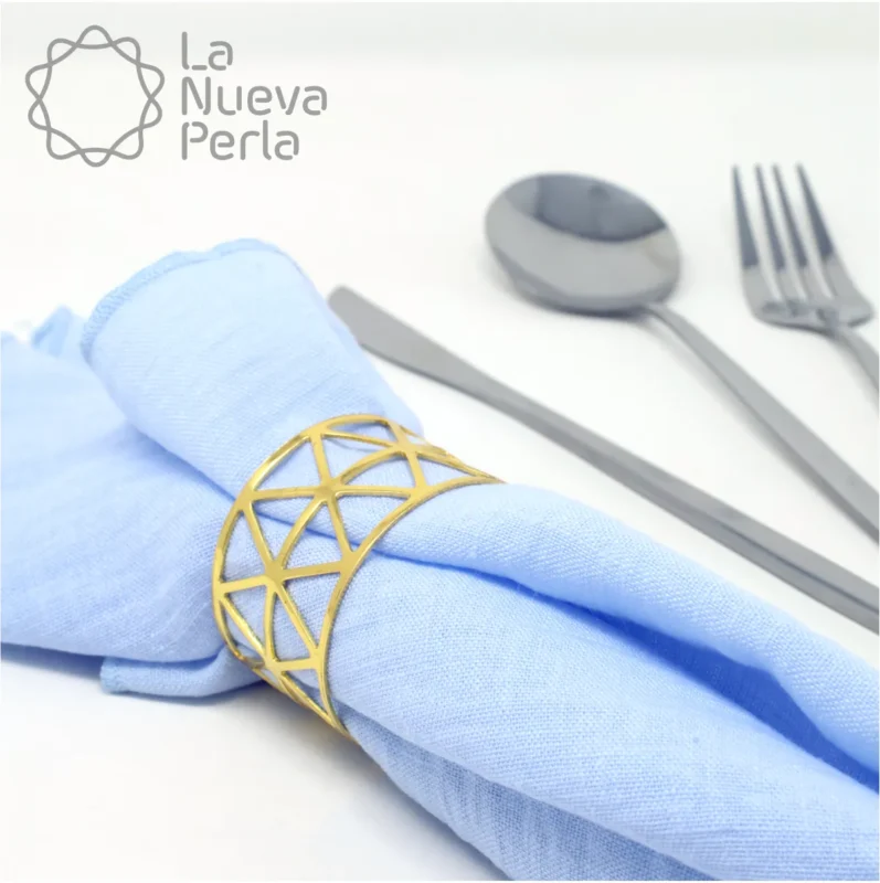 Servilleta Lino Lite 45x45 cm Azul Cielo