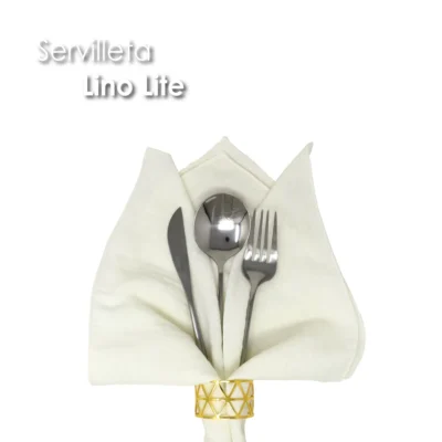 Servilleta Lino Lite 45x45 cm Hueso: imagen 5