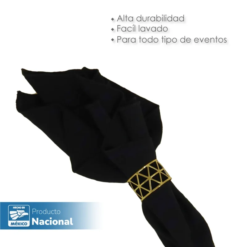 Servilleta Lino Lite 45x45 cm Negro