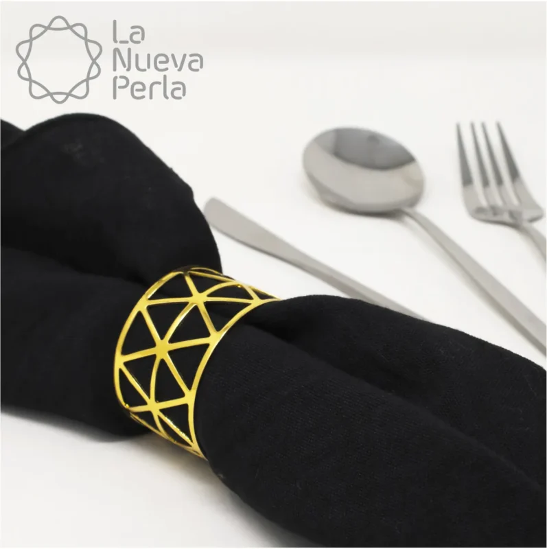Servilleta Lino Lite 45x45 cm Negro