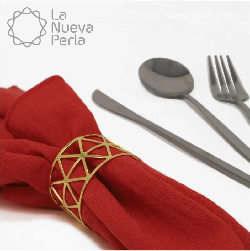 Servilleta Lino Lite 45x45 cm Rojo