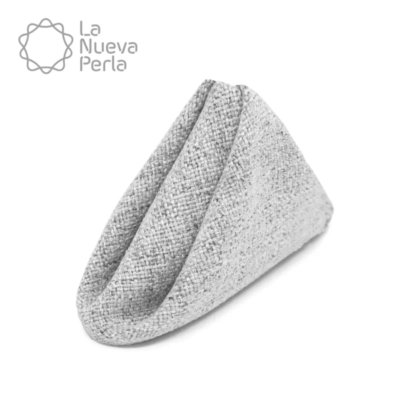 Servilleta Lino Marroquí Gris Perla 100% Poliéster